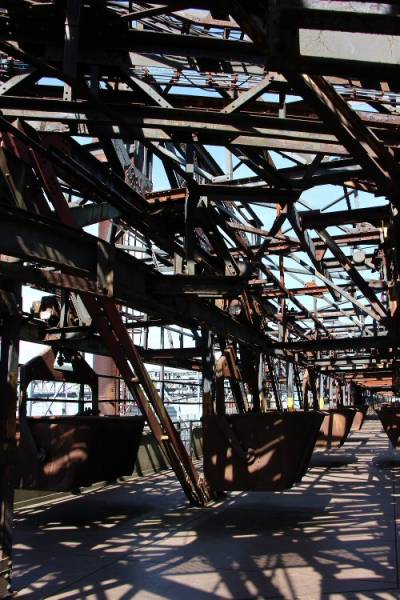 Vlklingen: Materialtransport zur Hochofenbeschickung